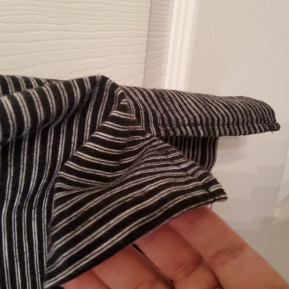 Mossimo Black and White Striped T-Shirt Dress Small - Picture 2 of 6
